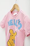4'lü Winnie The Pooh Baskılı Tshirt Şort Pantolon Takım