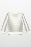 Çizgili Sweatshirt Jogger Yeşil Alt Üst Takım