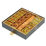 Al Sultan Sweets Karışık Baklava - 6lı Lezzet Koleksiyonu Kraft Kutu 250 Gr