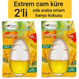 Extrem Cam Küre Oda Ortam Ev Ofis Araç Banyo Kokusu Mango 2 x 100 ML