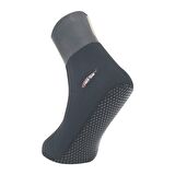 Free-Sub 5mm Siyah Smooth Bilekli Kaymaz Tabanlı Dalış Çorabı