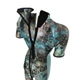 Free-Sub 2mm Dreams Garden Kadın Shorty (Kısa) Sörf, Scuba Tüplü Dalış Elbisesi Wetsuit
