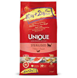 Unique Kısırlaştırılmış Kedi Maması Somonlu 10+2 kg