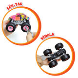 Monster Truck Sök Tak Grafitti Sürtmeli Master Araba Sarı