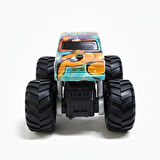 Monster Truck Sök Tak Grafitti Sürtmeli Master Araba Yeşil