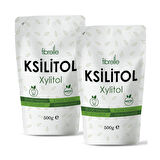 Fibrelle Ksilitol 500 g 2 paket Keto /Ketojenik / Vegan diyete uygundur.