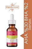 Aha %30 + Bha %2 + Panthenol %3 Leke Karşıtı & Cilt Tonu Eşitleyici Peeling Cilt Serum 30 ml