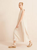 Bej Regular Fit  Elbise