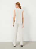 Gri Regular Fit Pamuklu Pantolon