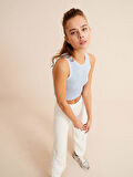 Mavi Slim Fit Pamuklu Atlet