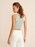 Mavi Slim Fit Pamuklu Atlet