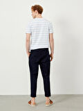 Lacivert Regular Fit Pamuklu Pantolon