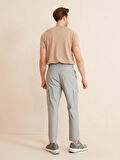 Siyah Chino Fit Pamuklu Pantolon