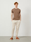 Camel Slim Fit Pamuklu Tişört