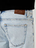 Mavi Regular Fit Pamuklu Denim Şort