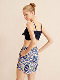 Lacivert Regular Fit  Şort