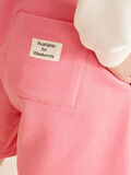 Pembe Regular Fit Pamuklu Şort