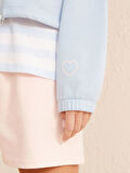 Mavi Oversize Pamuklu Sweatshirt