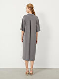 Gri Regular Fit  Elbise