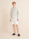 Gri Regular Fit Pamuklu Sweatmont