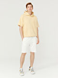 Ekru Regular Fit Pamuklu Sweat Pantolon