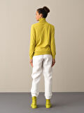 Xint Sarı Regular Fit Basic Kazak