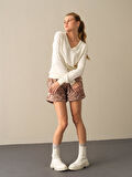 Xint Ekru Regular Fit Basic Kazak