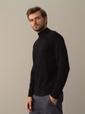 Xint Siyah Slim Fit Modal Basic Tişört