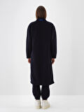 Xint Lacivert Oversize Polar Sweatmont