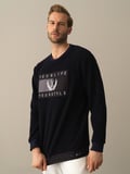 Xint Lacivert Regular Fit Polar Sweatshirt
