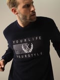 Xint Lacivert Regular Fit Polar Sweatshirt