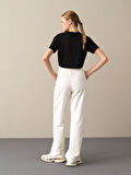 Xint Beyaz Oversize Sweat Pantolon