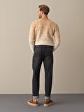 Xint Gri Pamuklu Slim Fit Denim Pantolon