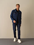 Xint Mavi Regular Fit Denim Ceket