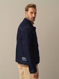 Xint Lacivert Regular Fit Denim Ceket
