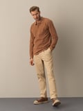 Xint Camel Polo Yaka Fit Basic Tişört