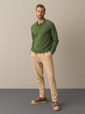 Xint Yeşil Polo Yaka Fit Basic Tişört