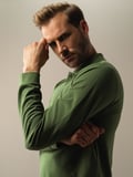 Xint Yeşil Polo Yaka Fit Basic Tişört
