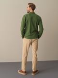 Xint Yeşil Polo Yaka Fit Basic Tişört