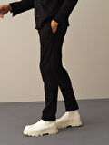 Xint Siyah Regular Fit Jogger Pantolon