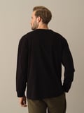 Xint Siyah Regular Fit Baskılı Tişört