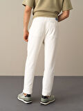 Xint Beyaz Regular Fit Jogger Pantolon