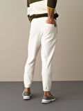 Xint Beyaz Regular Fit Polar Sweat Pantolon