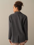 Xint Antrasit Uzun Blazer Ceket