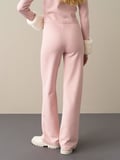 Xint Pembe Regular Fit Ekose Pantolon