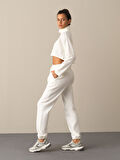 Xint Beyaz Oversize Sweat Pantolon