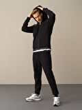 Xint Siyah Regular Fit Sweatmont