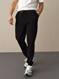 Xint Siyah Regular Fit Jogger Pantolon