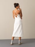 Xint Beyaz Regular Fit Elbise