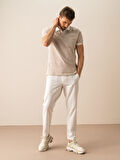 Taş Rengi Regular Fit Pamuklu Tişört